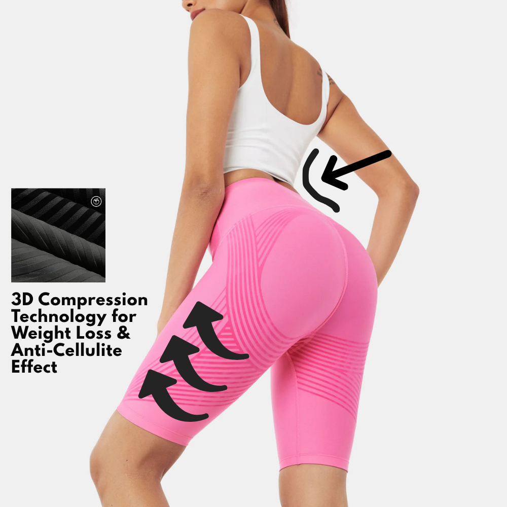 POWERSHORTS™ | 3D Anti-Cellulite biker Shorts (BLACK)